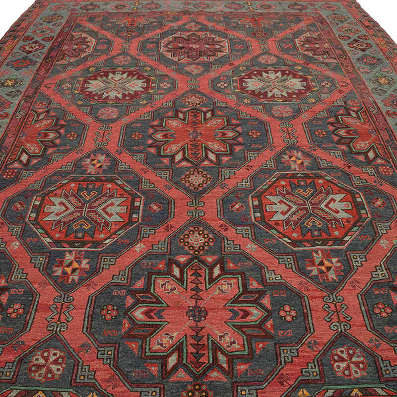 Vintage Kafkas Sumak Kilim - 220 cm x 403 cm - K0074028