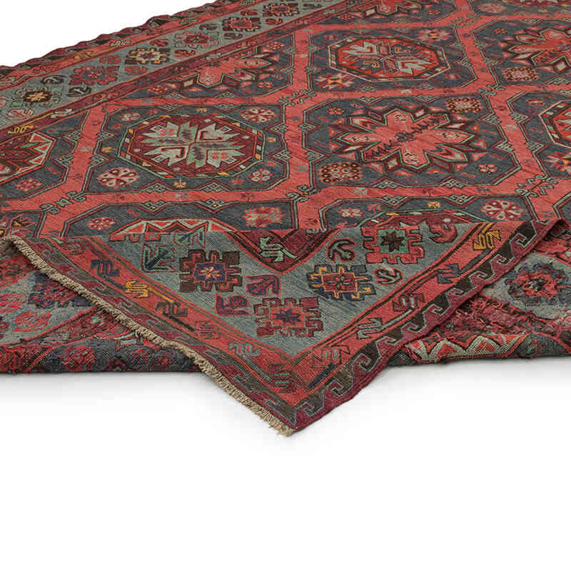 Vintage Kafkas Sumak Kilim - 220 cm x 403 cm - K0074028