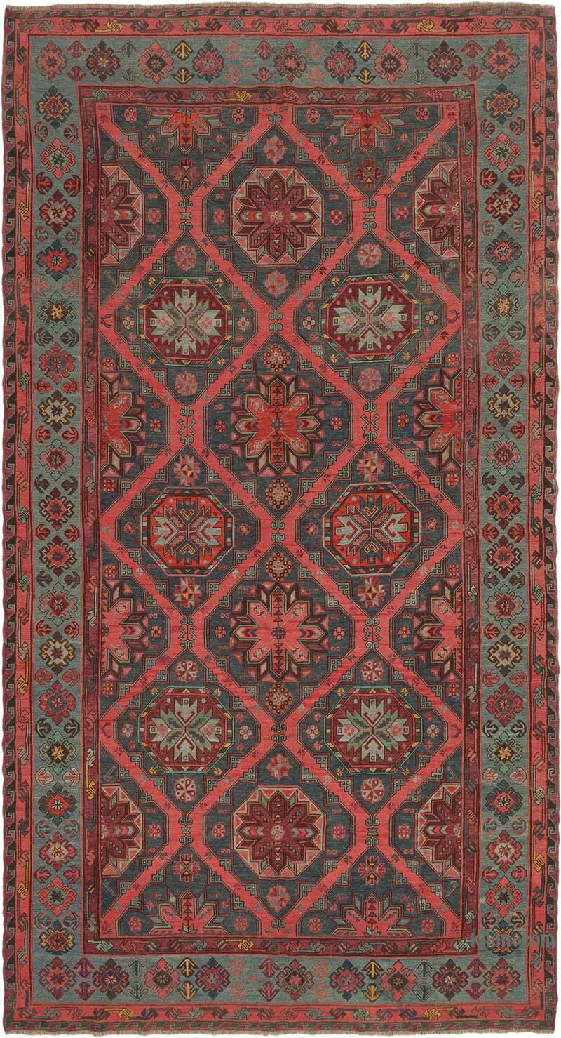 Vintage Kafkas Sumak Kilim - 220 cm x 403 cm - K0074028