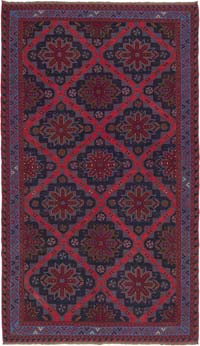 Vintage Caucasian Soumak Rug - 7' 5" x 12' 10" (89" x 154")