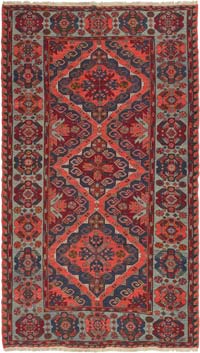 Vintage Kafkas Sumak Kilim - 220 cm x 382 cm