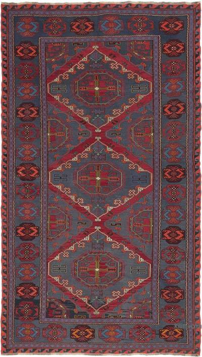 Alfombra Soumak Vintage Caucásica - 215 cm x 380 cm