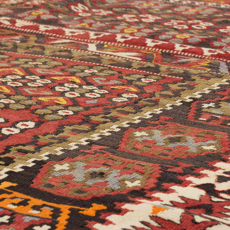 Vintage Kayseri Kilim Rug - 5' 9" x 13' 10" (69" x 166") - K0074044