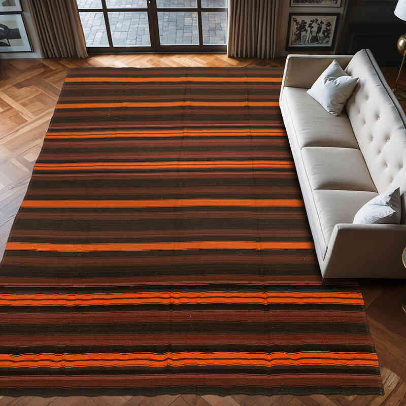 Alfombra Vintage Anatolian Kilim - 268 cm x 408 cm - K0074053