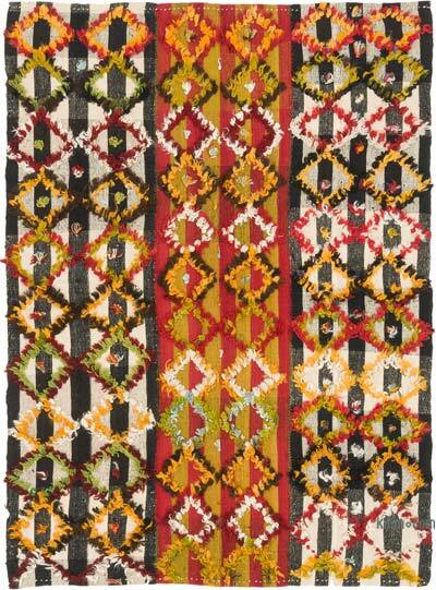 Vintage Anatolian Flatweave - 4' 11" x 6' 7" (59" x 79")