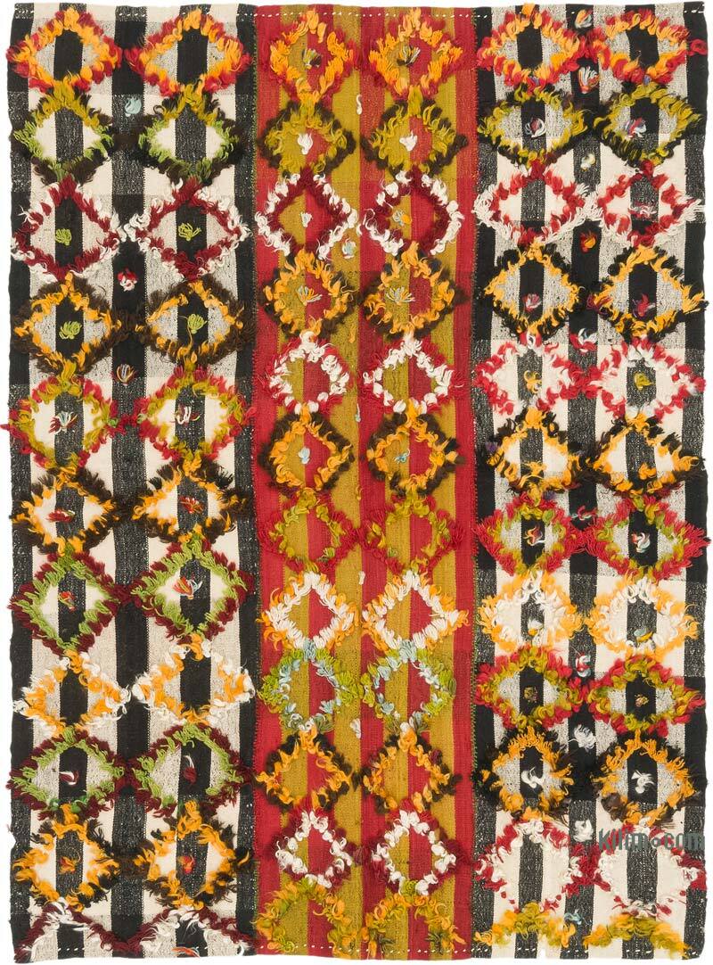 Vintage Anatolian Flatweave - 4' 11" x 6' 7" (59" x 79") - K0074062