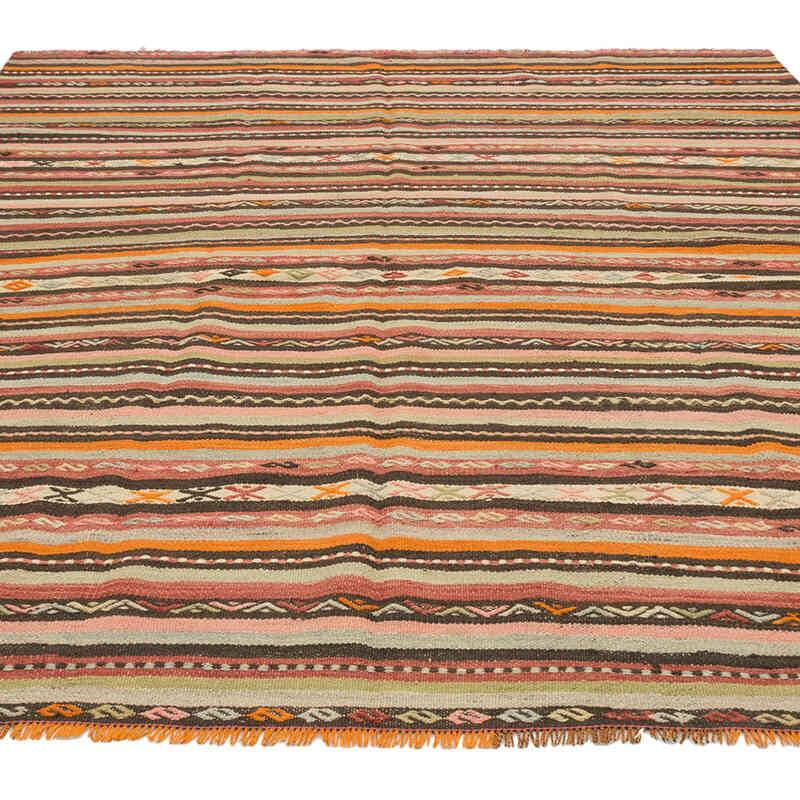 Vintage Balikesir Kilim Rug - 6' 3" x 8'  (75" x 96") - K0074072