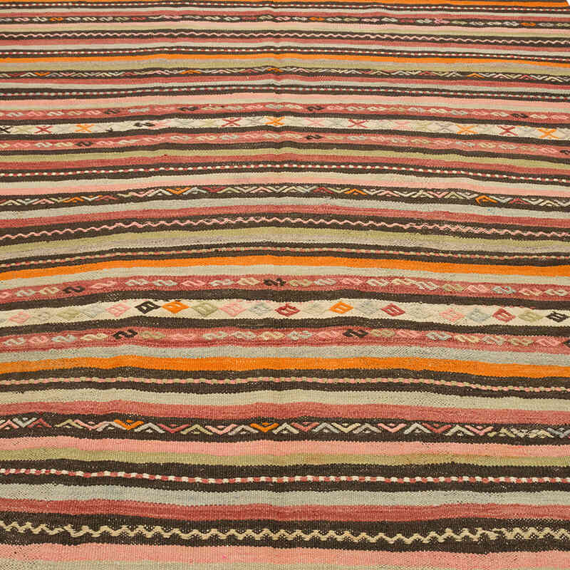 Vintage Balikesir Kilim Rug - 6' 3" x 8'  (75" x 96") - K0074072