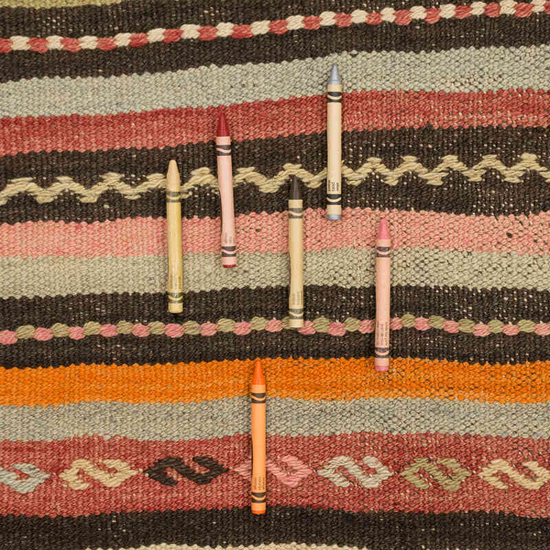 Vintage Balikesir Kilim Rug - 6' 3" x 8'  (75" x 96") - K0074072