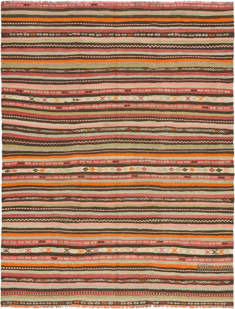 Vintage Balikesir Kilim Rug - 6' 3" x 8'  (75" x 96") - K0074072