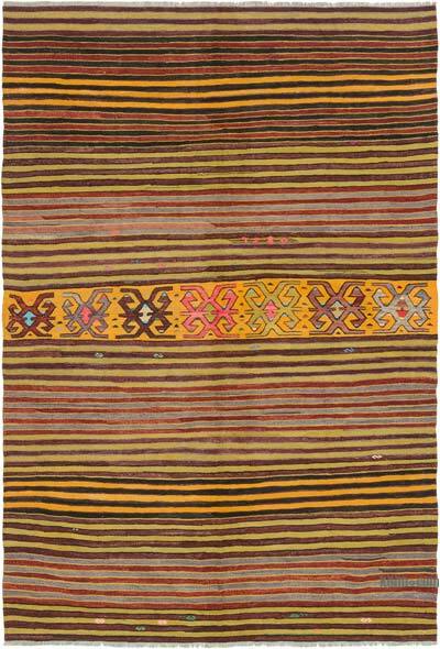 Vintage Konya Kilim Rug - 5' 4" x 7' 9" (64" x 93")