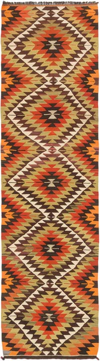 Vintage Mut Kilim Runner - 3' 5" x 12' 10" (41" x 154")