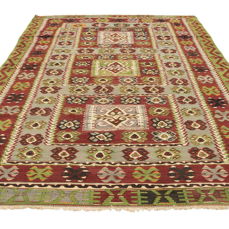 Vintage Esme Kilim Rug - 5' 9" x 9' 2" (69" x 110") - K0074084