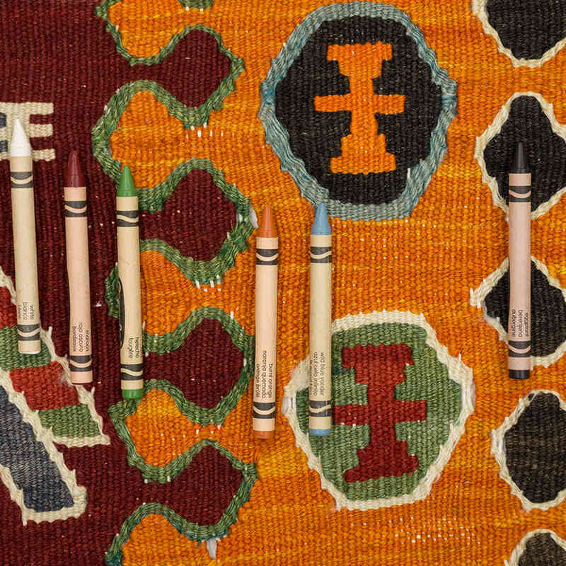 Alfombra Kilim Vintage Caucásica - 200 cm x 325 cm - K0074088