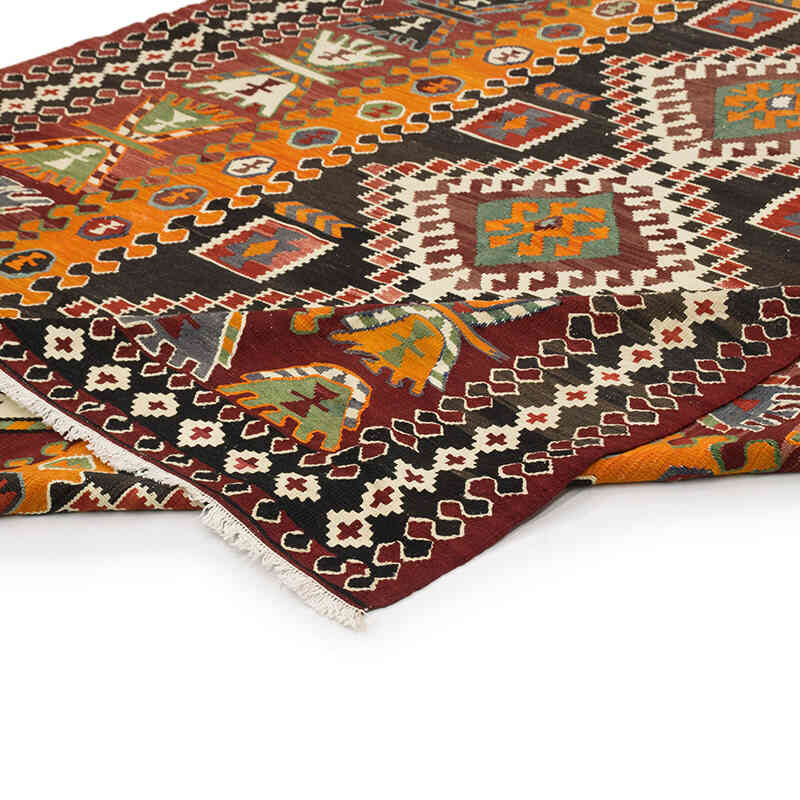 Alfombra Kilim Vintage Caucásica - 200 cm x 325 cm - K0074088