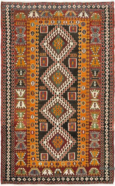 Alfombra Kilim Vintage Caucásica - 200 cm x 325 cm