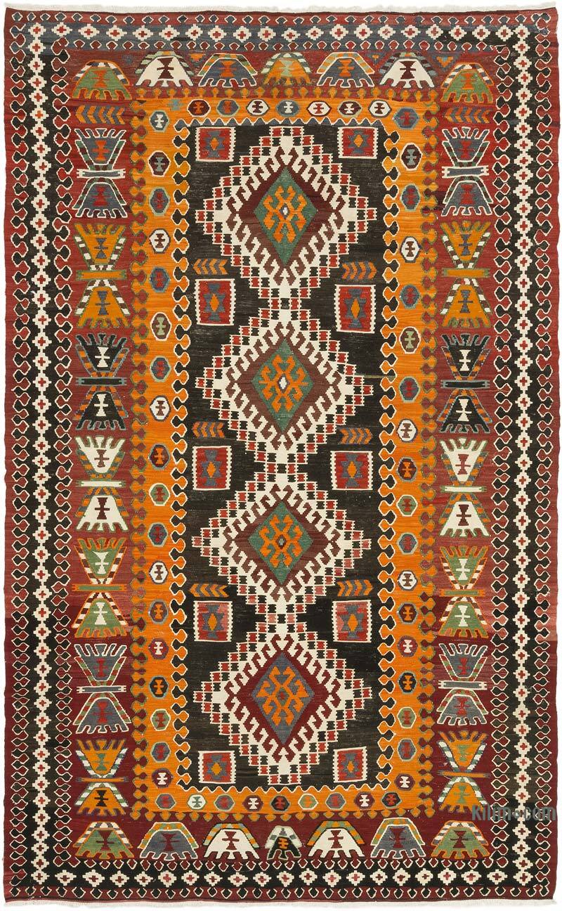 Alfombra Kilim Vintage Caucásica - 200 cm x 325 cm - K0074088