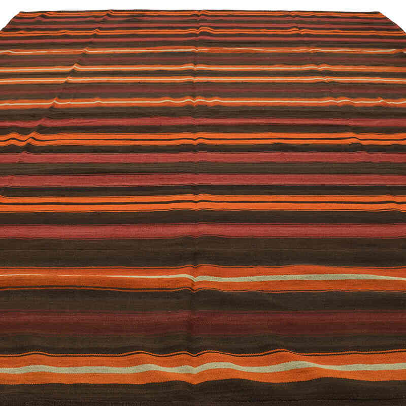 Vintage Anatolian Kilim Rug - 9' 4" x 14' 5" (112" x 173") - K0074092