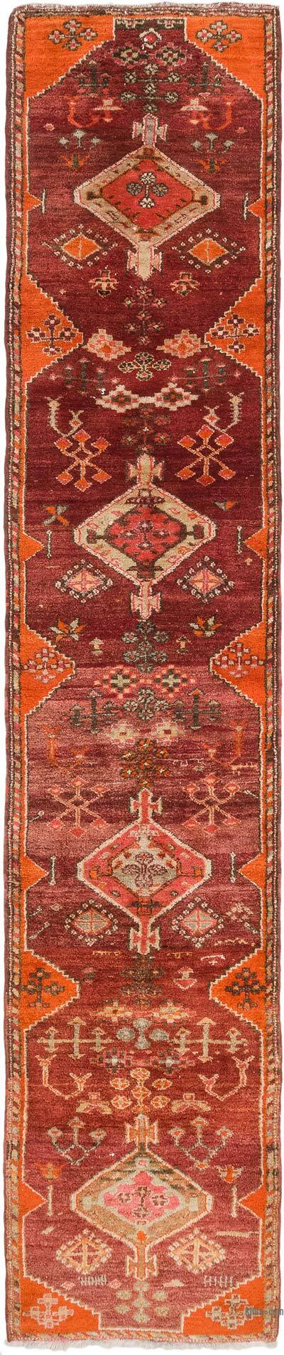 Vintage Tribal Runner Rug - 3' 4" x 16' 6" (40" x 198")