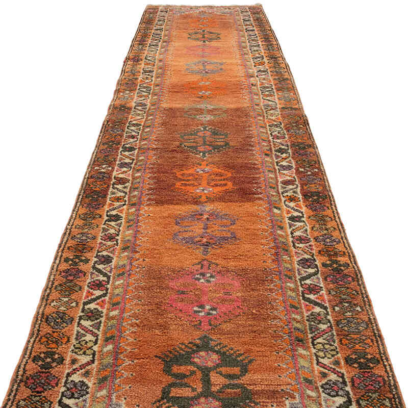 Vintage Tribal Runner Rug - 2' 11" x 13' 3" (35" x 159") - K0074099