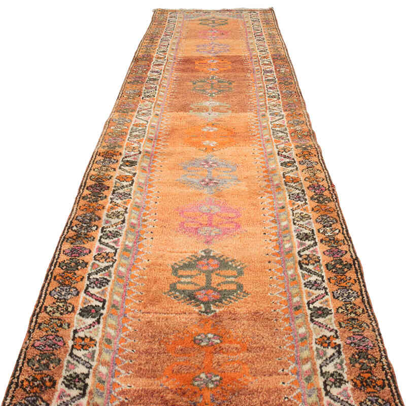 Vintage Tribal Runner Rug - 2' 11" x 13' 3" (35" x 159") - K0074099