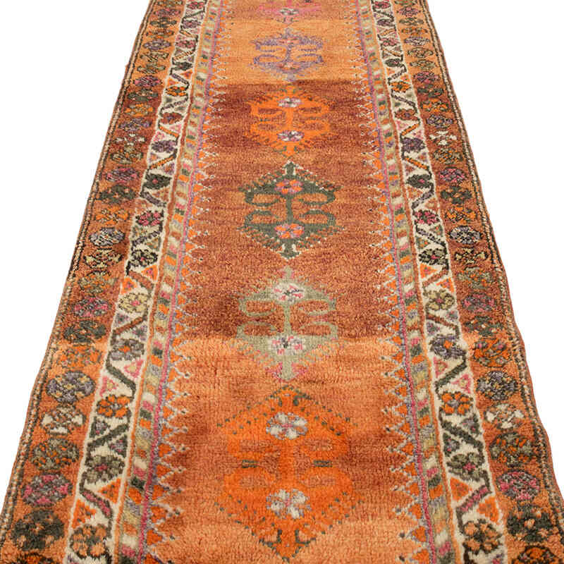 Vintage Tribal Runner Rug - 2' 11" x 13' 3" (35" x 159") - K0074099