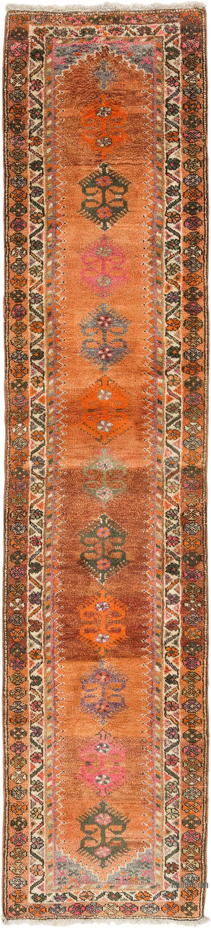 Vintage Tribal Runner Rug - 2' 11" x 13' 3" (35" x 159") - K0074099