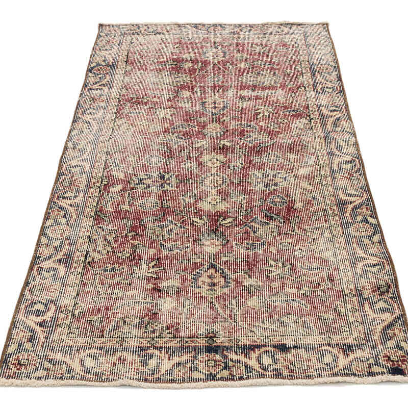 Alfombra Vintage Turca Anudada a Mano - 72 cm x 152 cm - K0074102