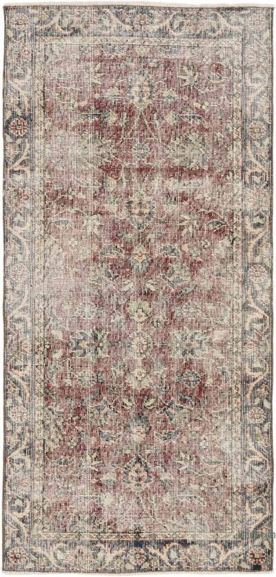 Alfombra Vintage Turca Anudada a Mano - 72 cm x 152 cm