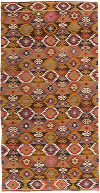 Alfombra Vintage Tavas Kilim - 190 cm x 366 cm