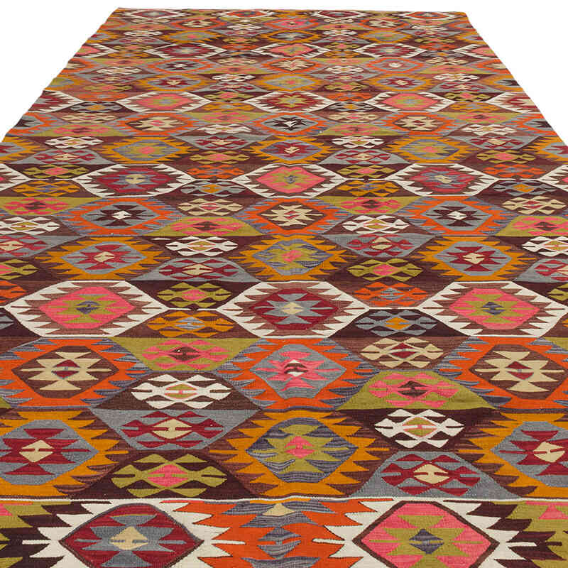 Alfombra Vintage Tavas Kilim - 190 cm x 366 cm - K0074106