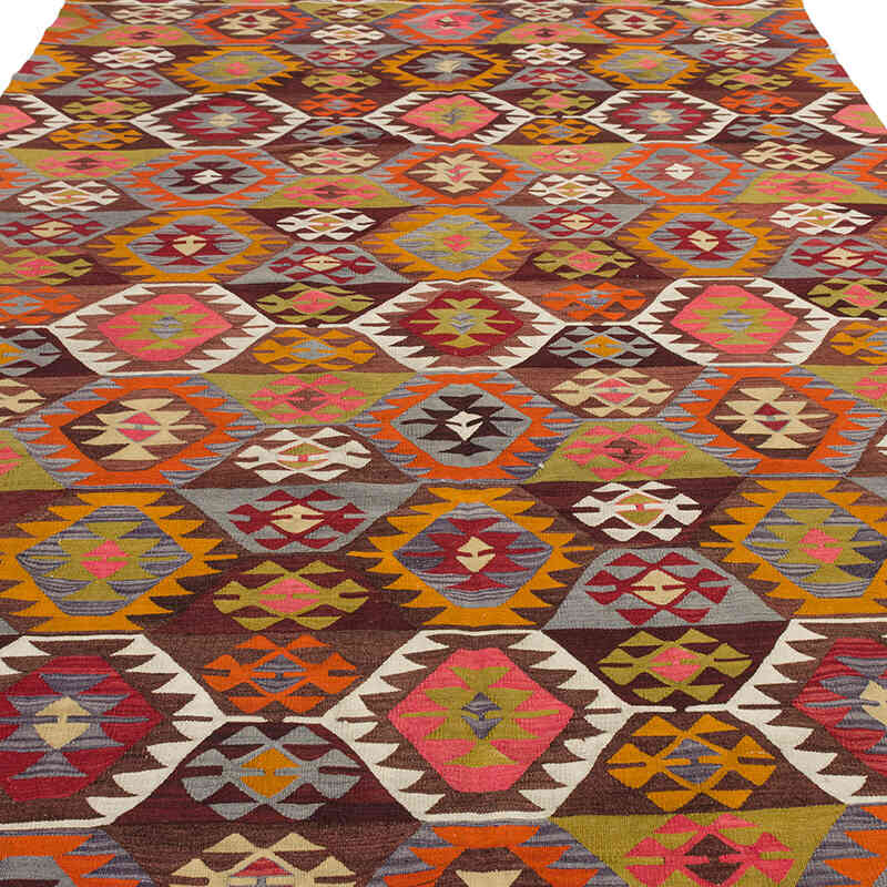 Alfombra Vintage Tavas Kilim - 190 cm x 366 cm - K0074106
