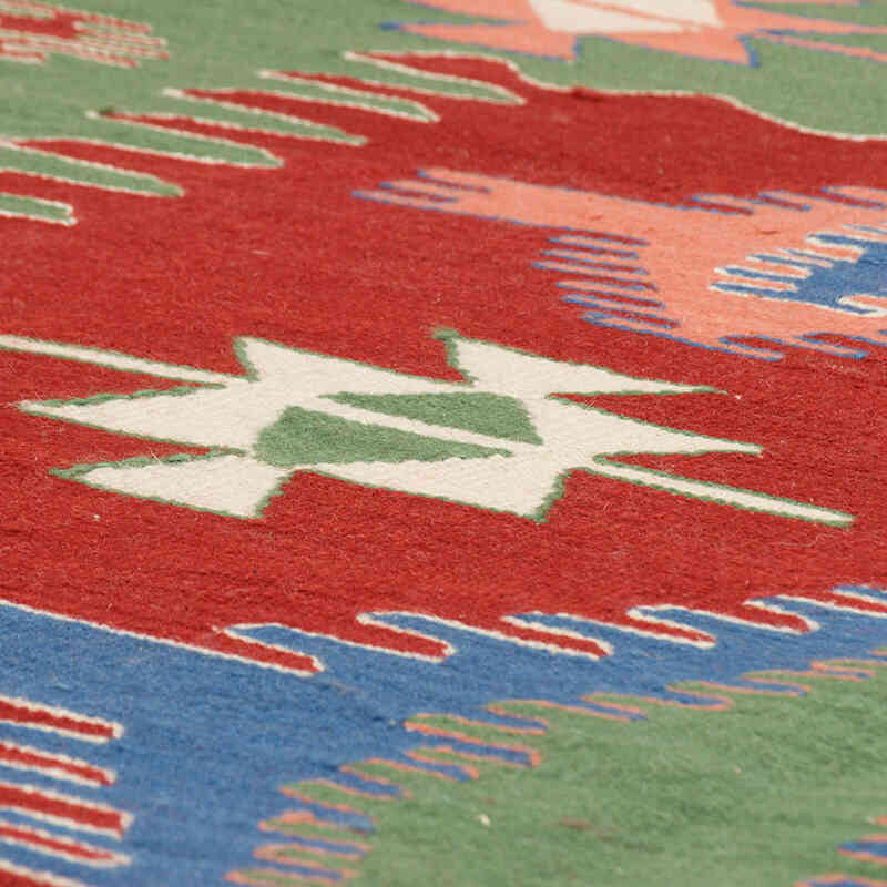 New Handwoven Turkish Kilim Rug - 5'  x 7' 3" (60" x 87") - K0074109