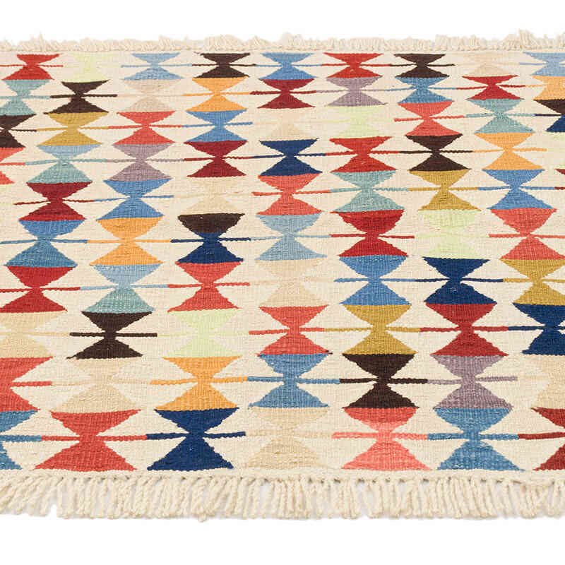 Yeni Kök Boya El Dokuma Kilim - 95 cm x 118 cm - K0074111