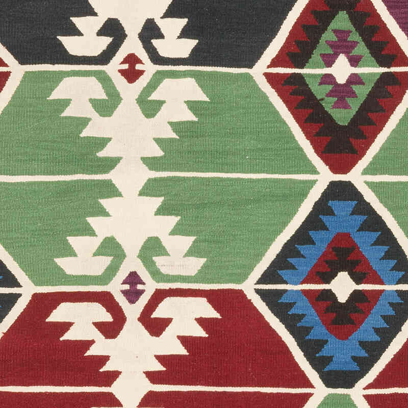 New Handwoven Turkish Kilim Rug - 4' 1" x 5' 11" (49" x 71") - K0074117