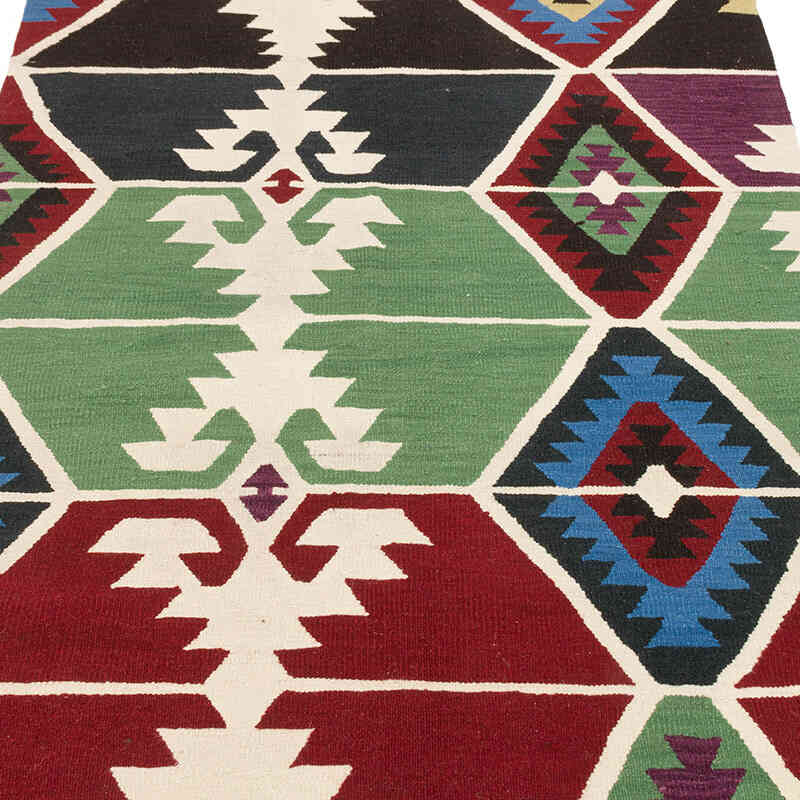 New Handwoven Turkish Kilim Rug - 4' 1" x 5' 11" (49" x 71") - K0074117