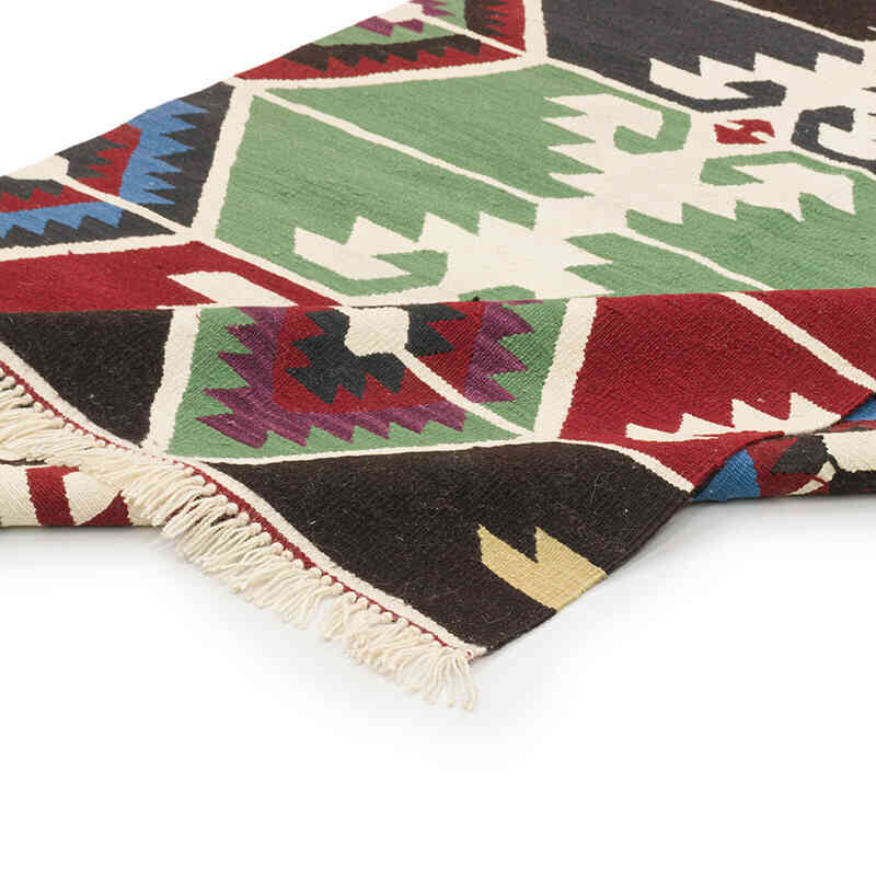 New Handwoven Turkish Kilim Rug - 4' 1" x 5' 11" (49" x 71") - K0074117