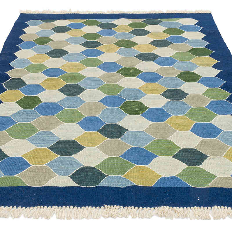 Nueva Alfombra Turca Kilim - 125 cm x 185 cm - K0074119