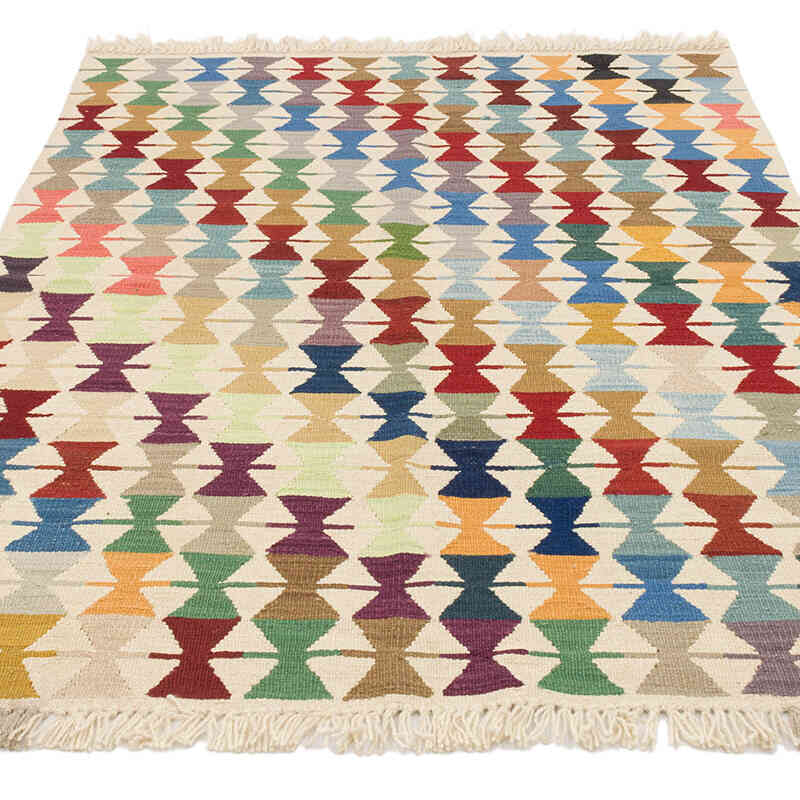 Nueva Alfombra Turca Kilim - 123 cm x 180 cm - K0074120