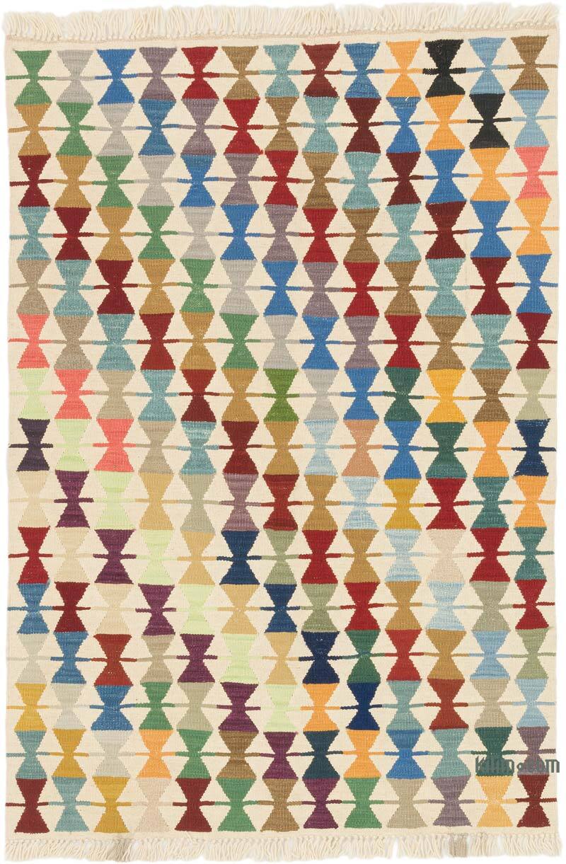 Nueva Alfombra Turca Kilim - 123 cm x 180 cm - K0074120