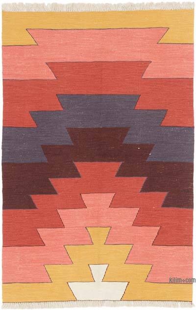 New Handwoven Turkish Kilim Rug - 4'  x 6' 1" (48" x 73")