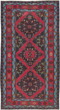 Vintage Caucasian Soumak Rug - 5' 10" x 10' 9" (70" x 129")