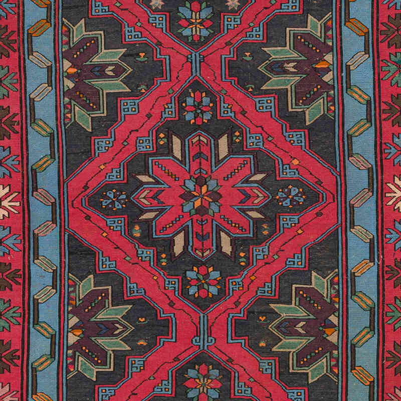 Alfombra Soumak Vintage Caucásica - 177 cm x 327 cm - K0074142