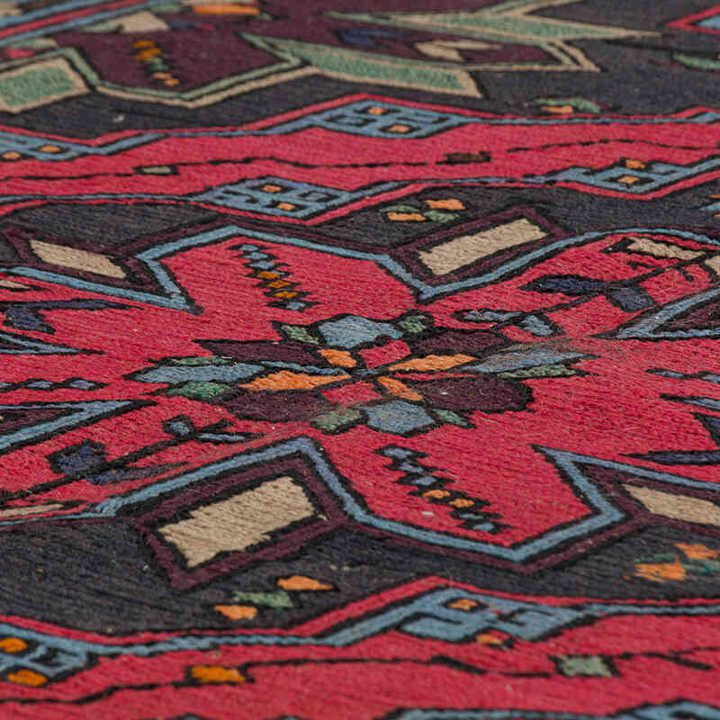 Alfombra Soumak Vintage Caucásica - 177 cm x 327 cm - K0074142