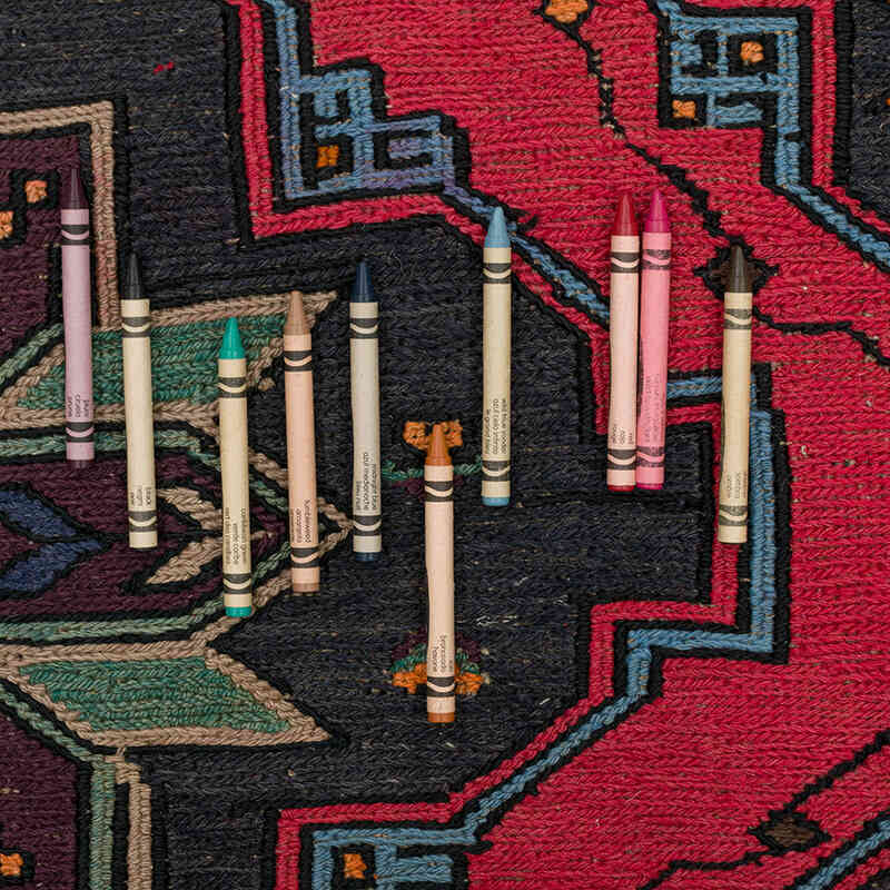 Alfombra Soumak Vintage Caucásica - 177 cm x 327 cm - K0074142
