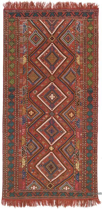 Antique Caucasian Verneh - 5' 10" x 11' 8" (70" x 140")