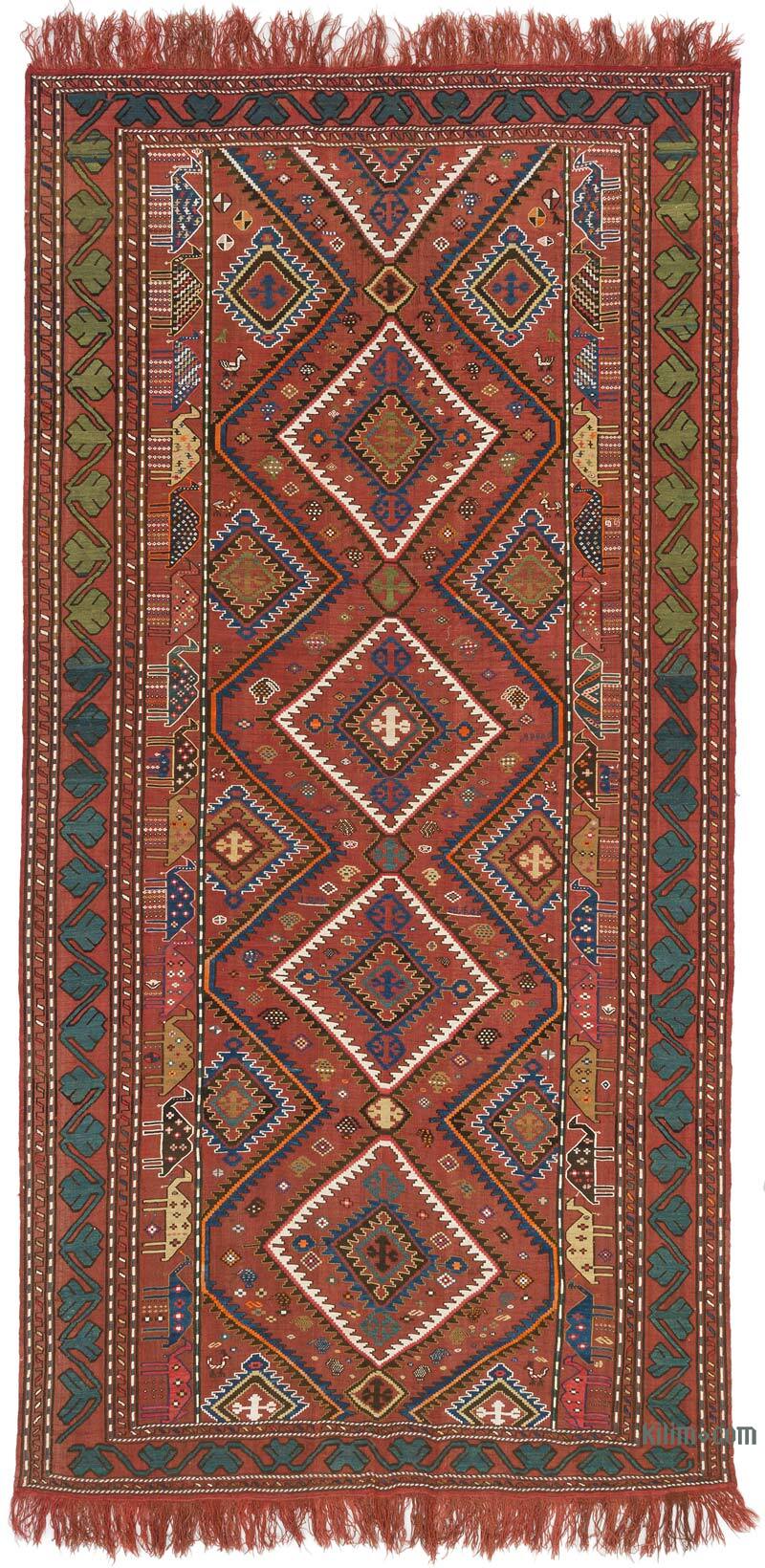 Antika Kafkas Verneh Kilimi - 179 cm x 355 cm - K0074147