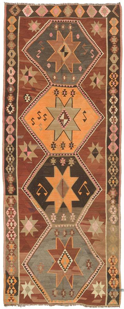 Alfombra Kars Kilim Vintage - 186 cm x 466 cm