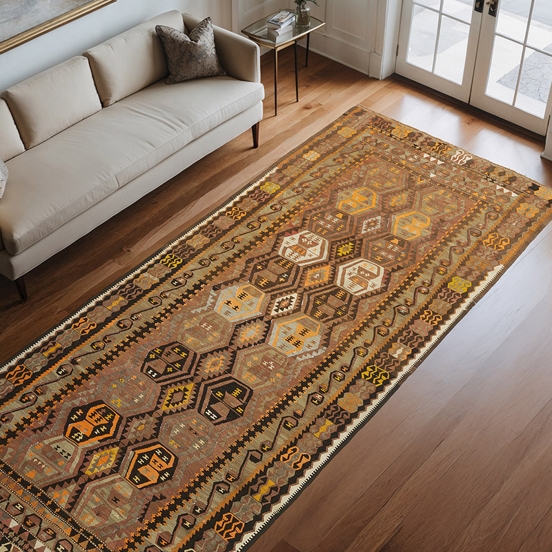 Alfombra Kars Kilim Vintage - 170 cm x 370 cm - K0074150