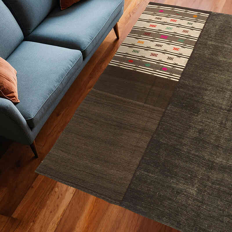 Alfombra Vintage Anatolian Kilim - 235 cm x 235 cm - K0074153